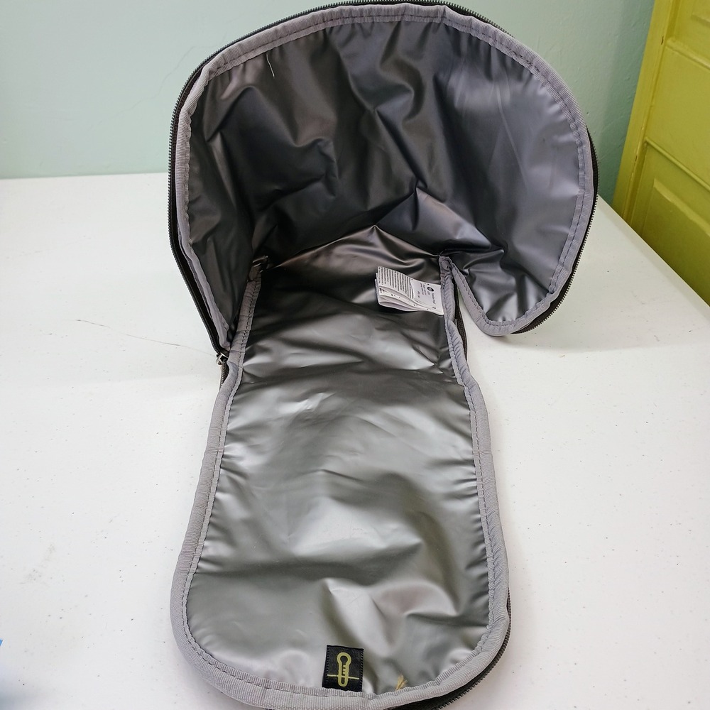 PacaPod Hartland Black Vegan Leather Diaper Bag Backpack 3-in-1 Organizer Set - Picture 13 of 14